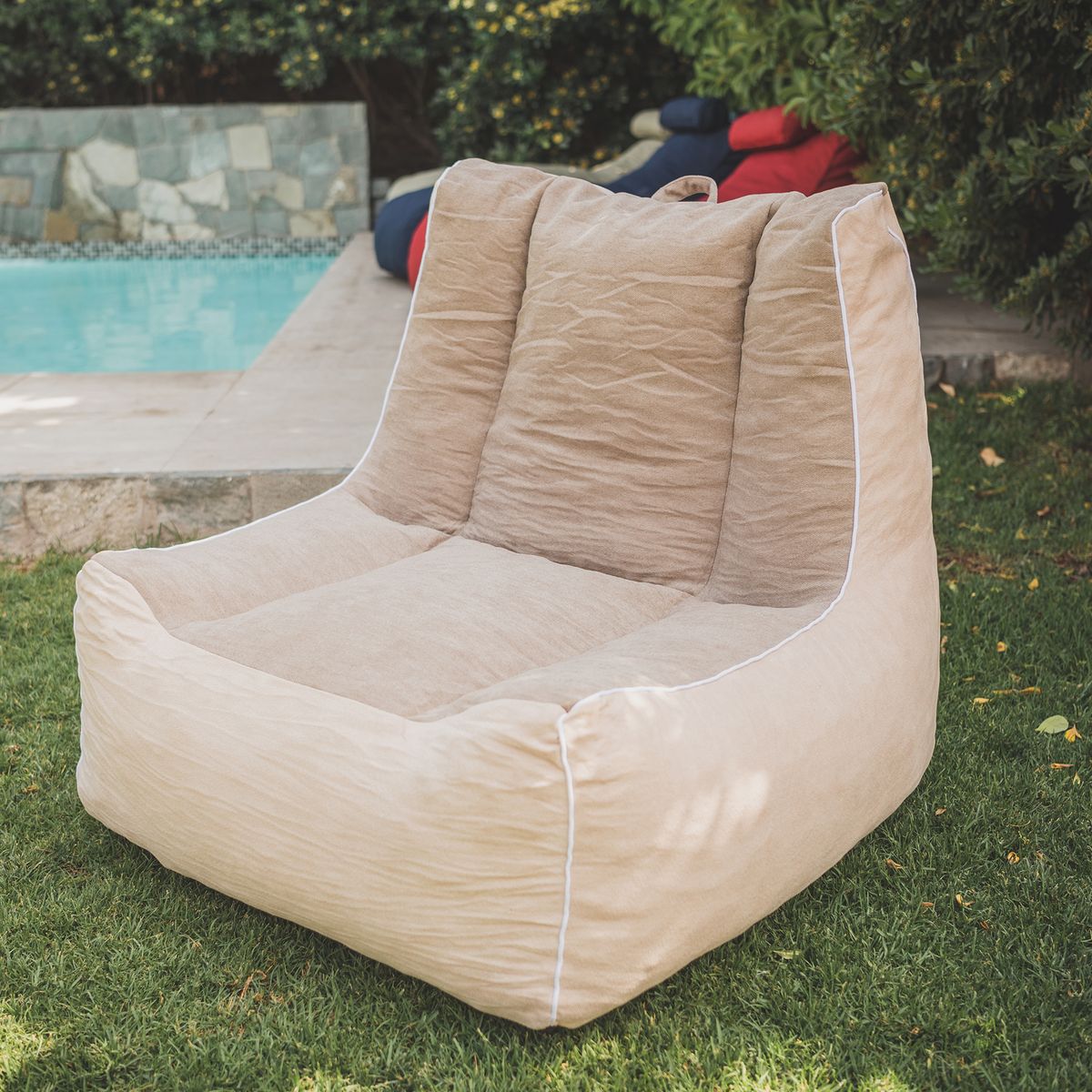 RELAN - Sillon Pouf Velvet  Pouf Relan
