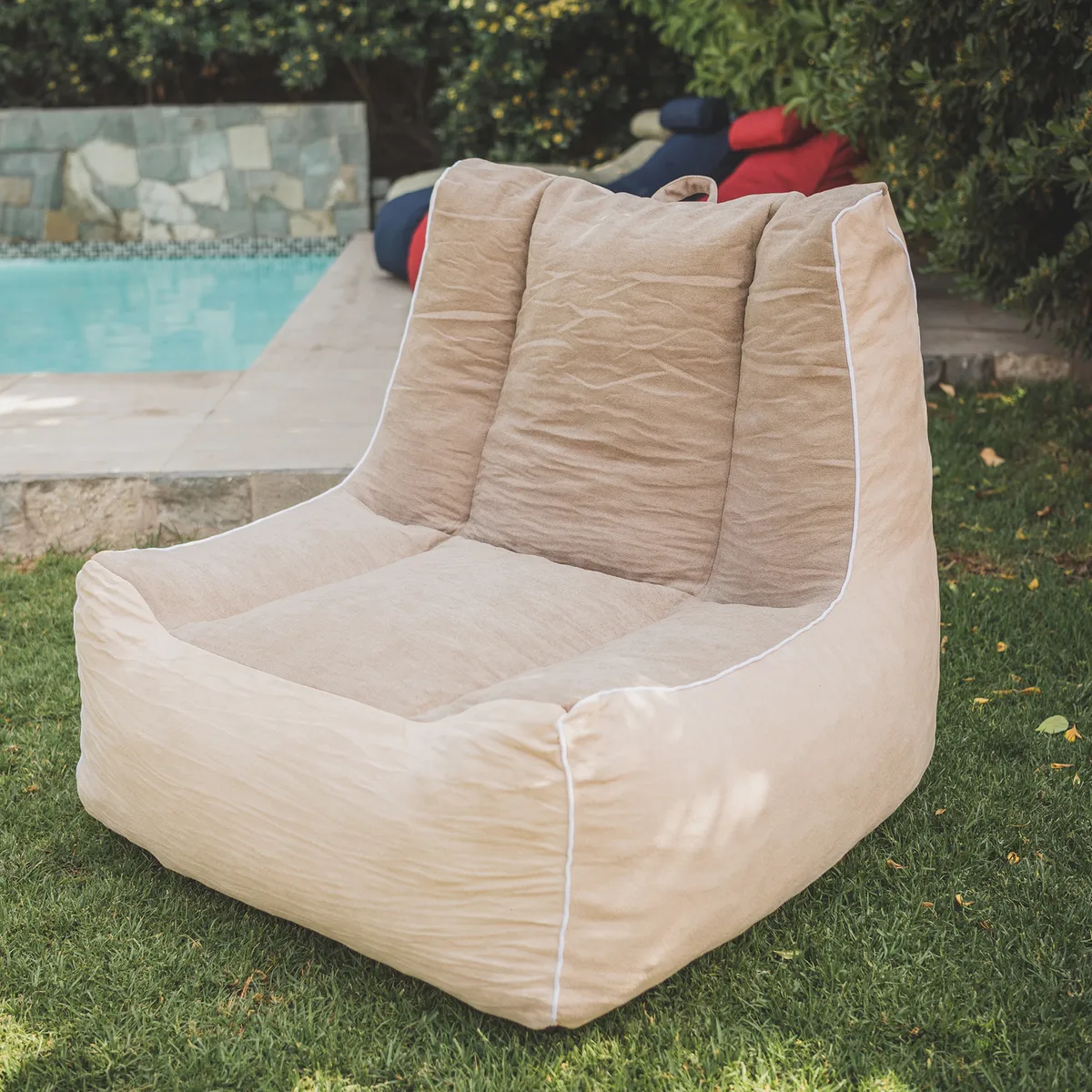 RELAN - Sillon Pouf Velvet  Pouf Relan