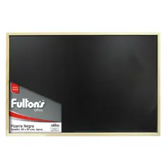 FULTONS - Pizarra Negra Tiza 60x90Cm Marco De Madera