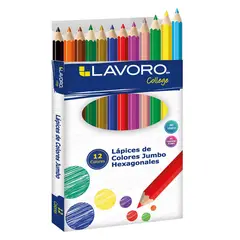 LAVORO - Lápices De Colores Jumbo Hexagonales