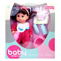NOBEL TOYS - Muñeca con Accesorios y Función 33x29 cm