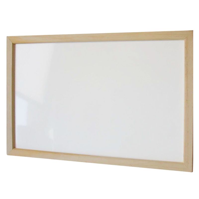 FULTONS - Pizarra Blanca Mural 45x60 cm Marco De Madera Fultons