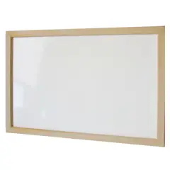 FULTONS - Pizarra Blanca Mural 45x60 cm Marco De Madera