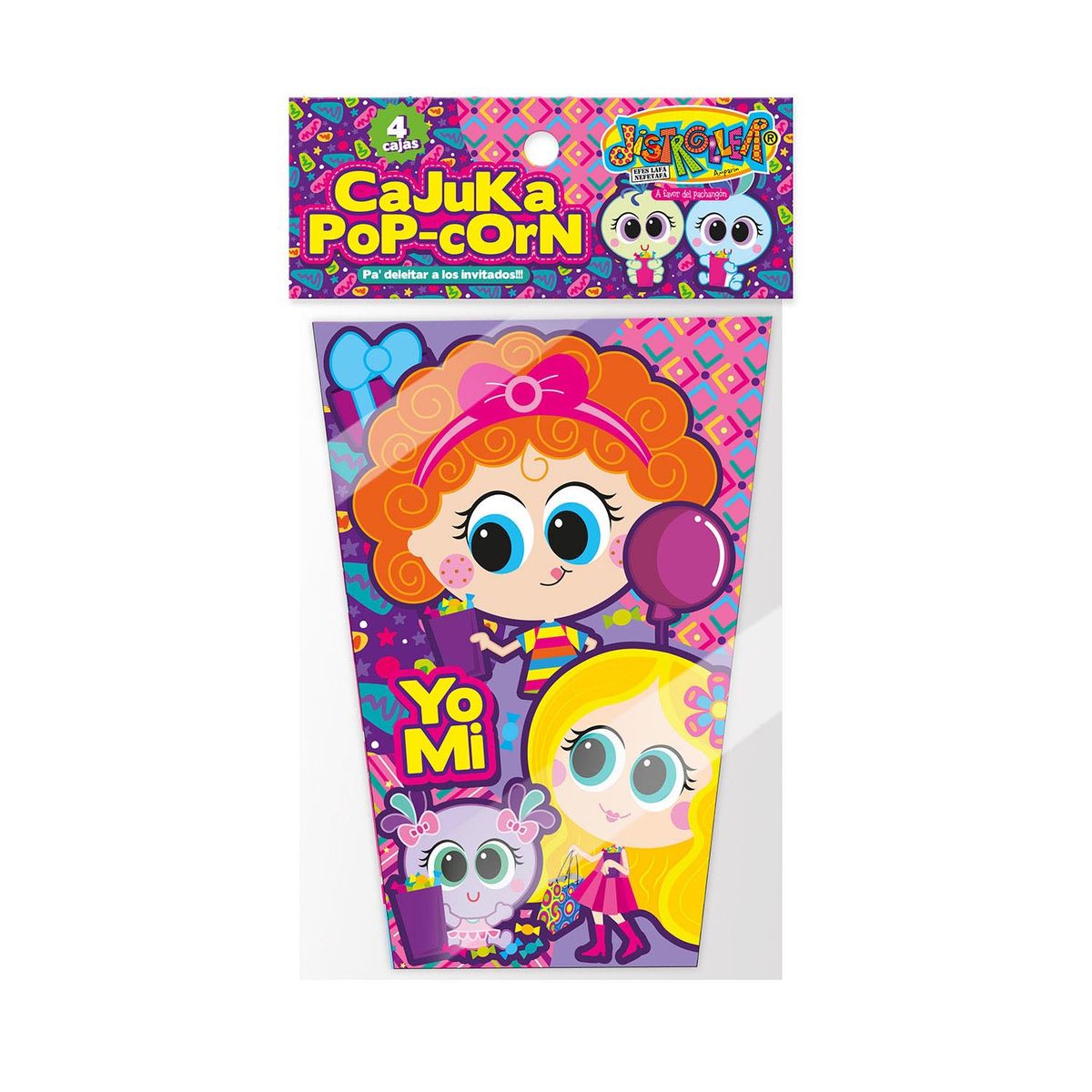 DISTROLLER JUGUETES - Set 6 Cajitas Popcorn Distroller