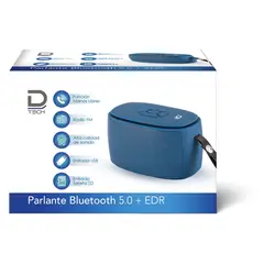 DATACOM - Mini Parlante Bluetooth 5.0 Azul