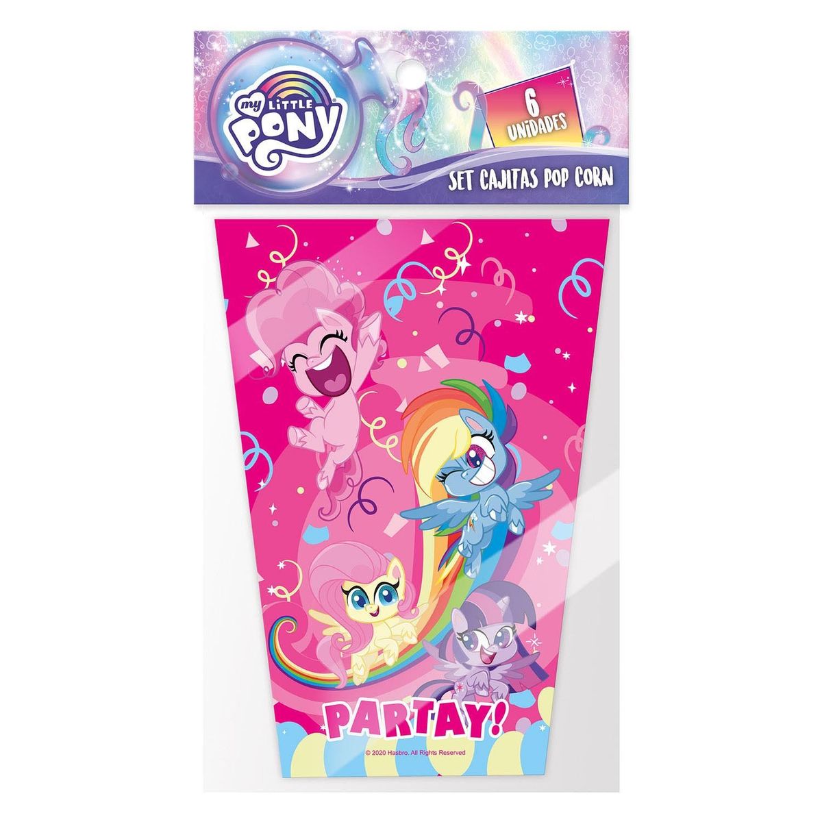 MY LITTLE PONY - Set 6 Cajitas Popcorn My Little Pony
