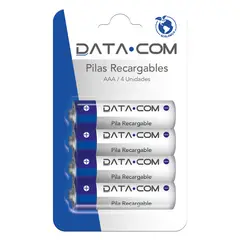 DATACOM - Pila Recargable AAA 1100 4 Unidades