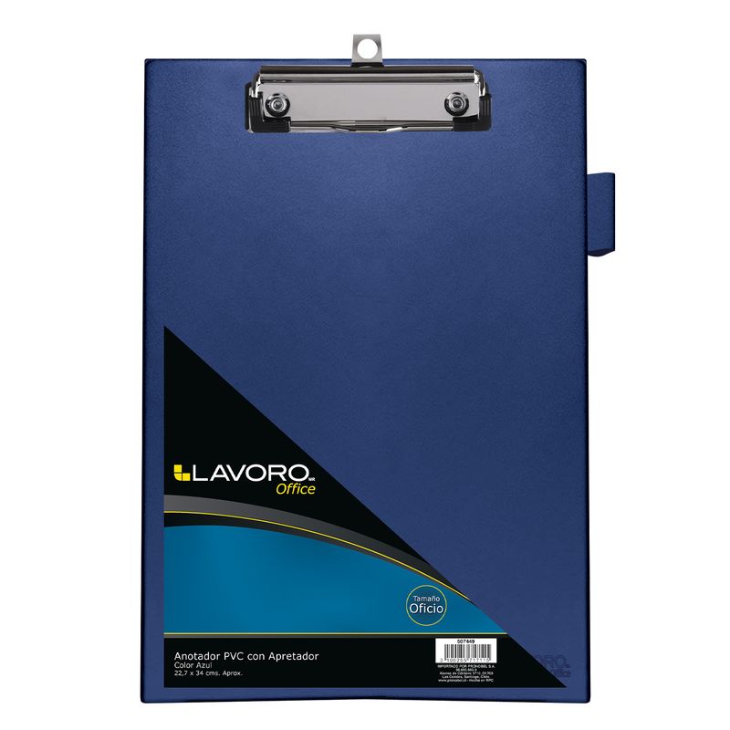 LAVORO - Anotador Simple PVC Oficio Azul Lavoro