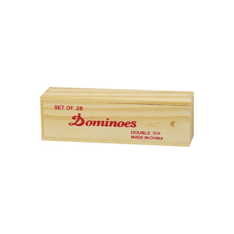 NOBEL TOYS - Set Domino 28 Piezas En Caja De Madera Nobel Toys