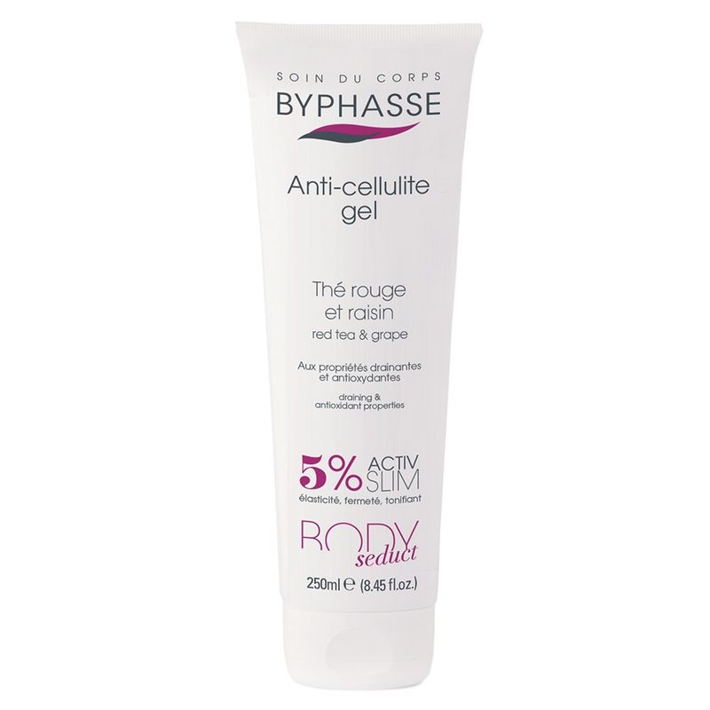 BYPHASSE - Gel Anticelulítico Body Seduct Té Rojo Y Uva 250 Ml