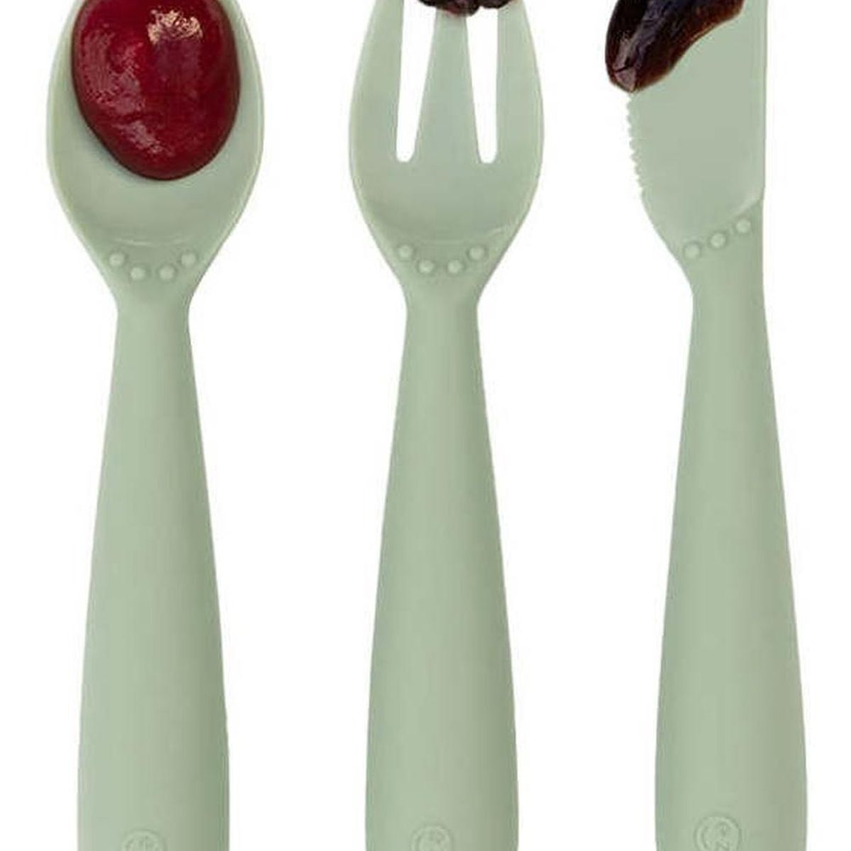 EZPZ - Set de Cubiertos Happy Verde Ezpz