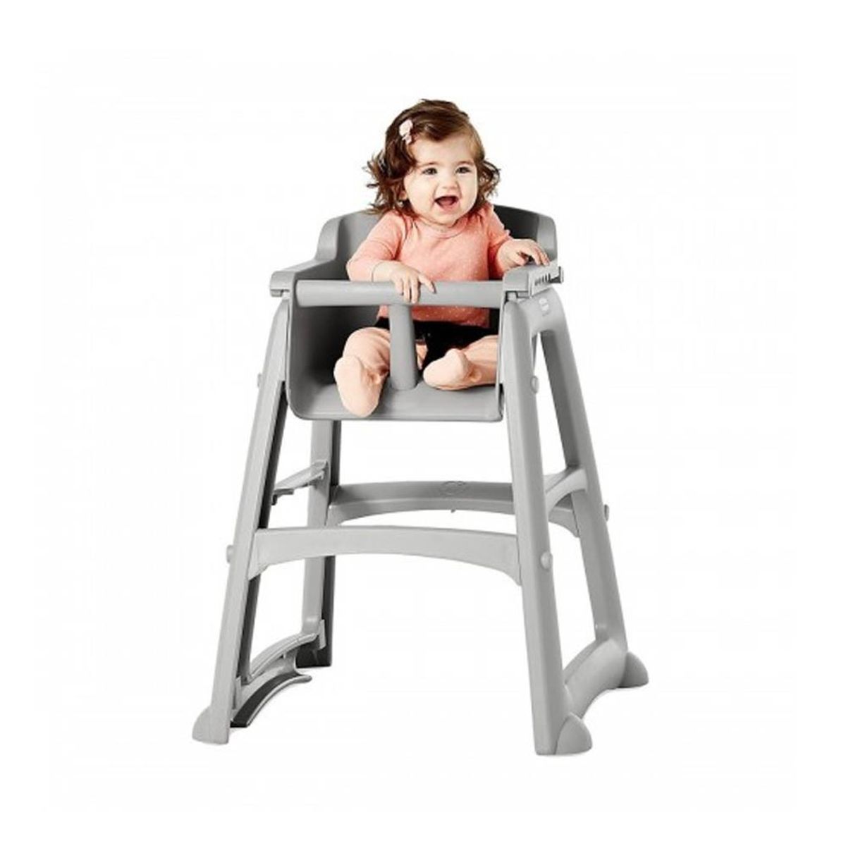 COOK IN - SILLA PARA BEBE CON RUEDAS Y BANDEJA COLOR GRIS