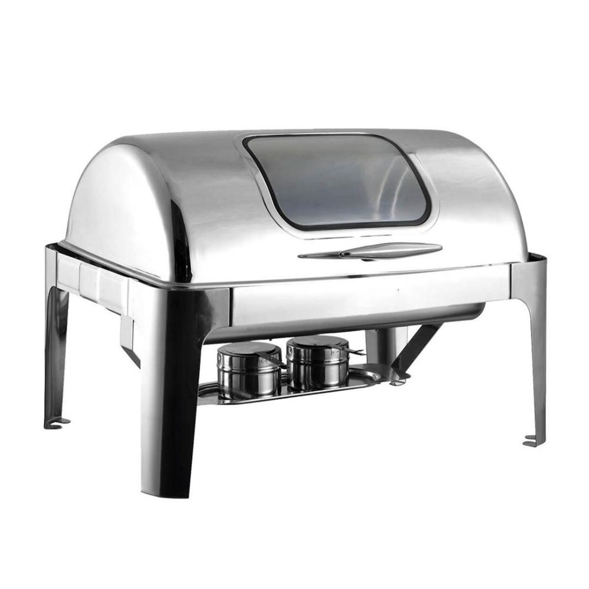 COOK IN - Chafing Dish Tapa Roll Top Gn 1/1 Con Ventana IMAHE