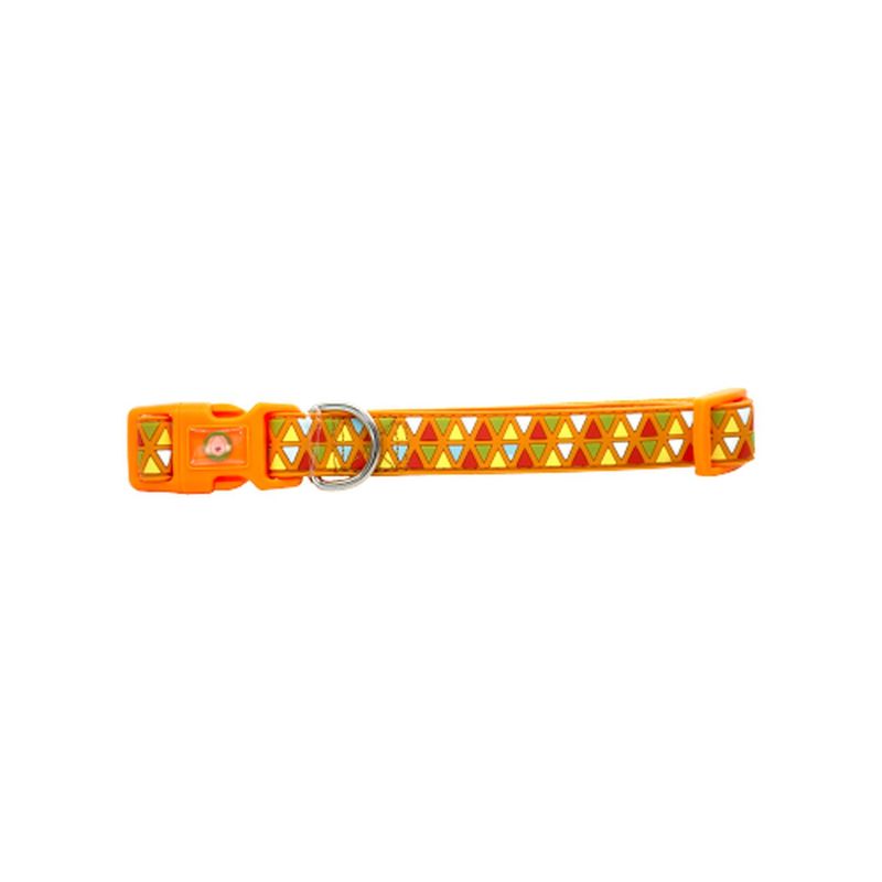 MASCAN - Collar Triángulo Naranja Tallas L Perro Mascan