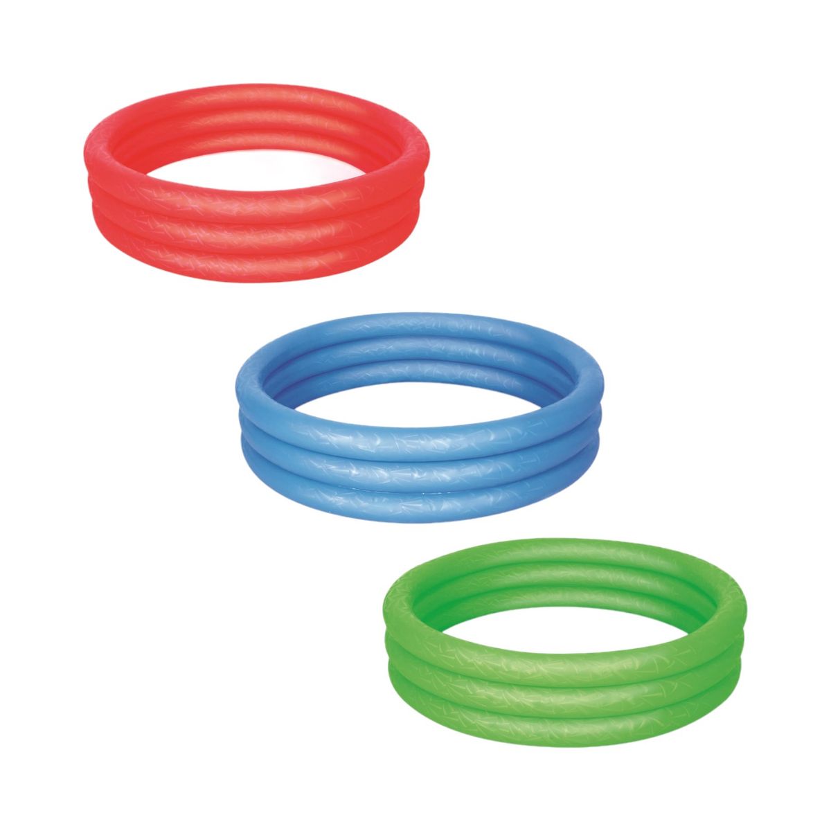 BESTWAY - Piscina Inflable 3 Anillos 102X25Cm Bestway