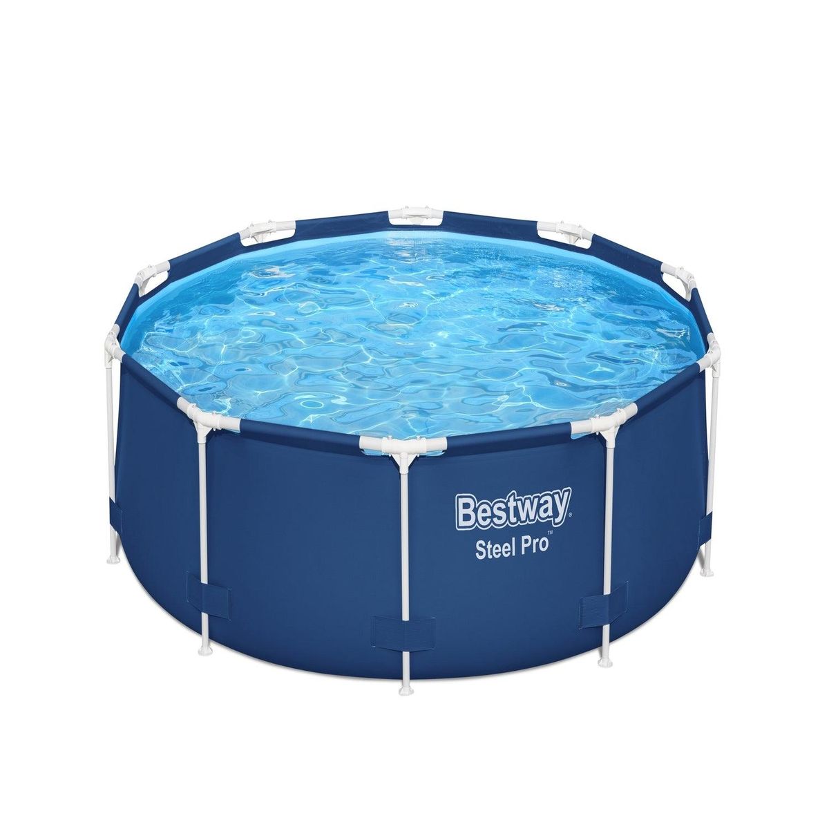 BESTWAY - Piscina Bestway Redonda Steel Pro con filtro 3.05MX76Cm Azul