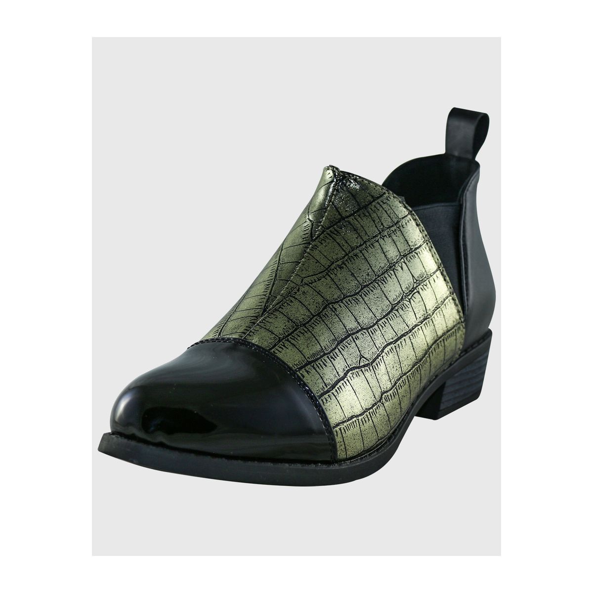 DINASTELLA - Botin Punta charol Dorado Danicolle