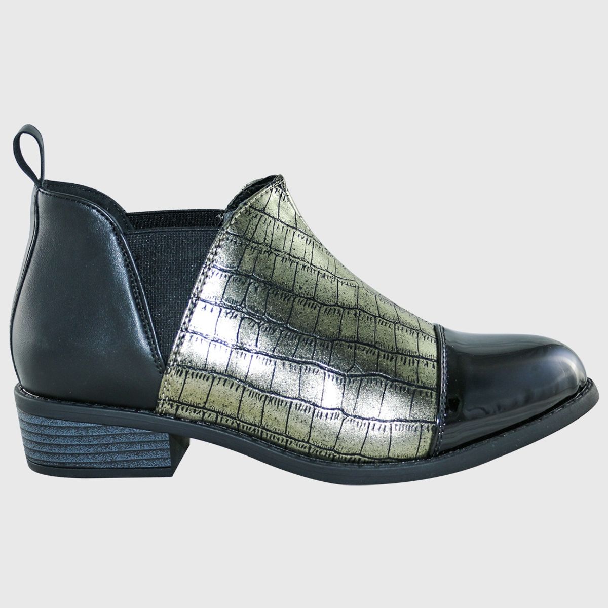 DINASTELLA - Botin Punta charol Dorado Danicolle