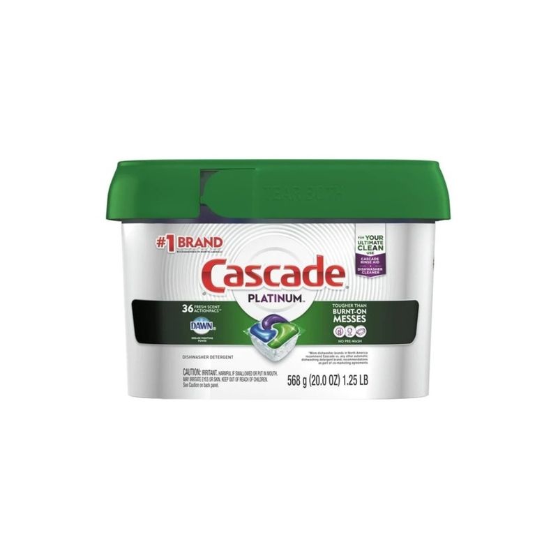 CASCADE - Lavavajilla Platinum Pods Cascade 36 Un CASCADE