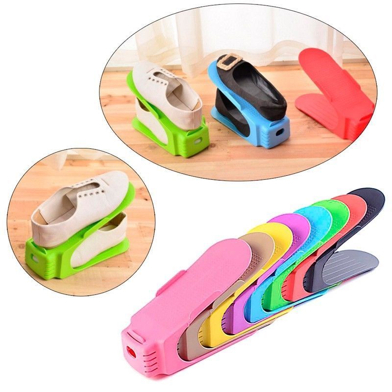 UNIVERSAL - Organizador de Zapatos Doble 4 unidades