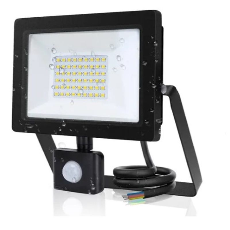 GENERICO - Foco Led Exterior Con Sensor Movimiento 30w Ip66 / 003163
