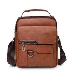 MV MOVAC - Bolso Bandolera MOVAC Titan Bag De Hombro Cuero Ecológico De Hombre