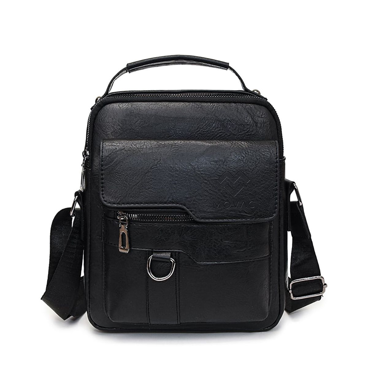 MV MOVAC - Bolso Bandolera MOVAC Titan Bag De Hombro Cuero Ecológico De Hombre