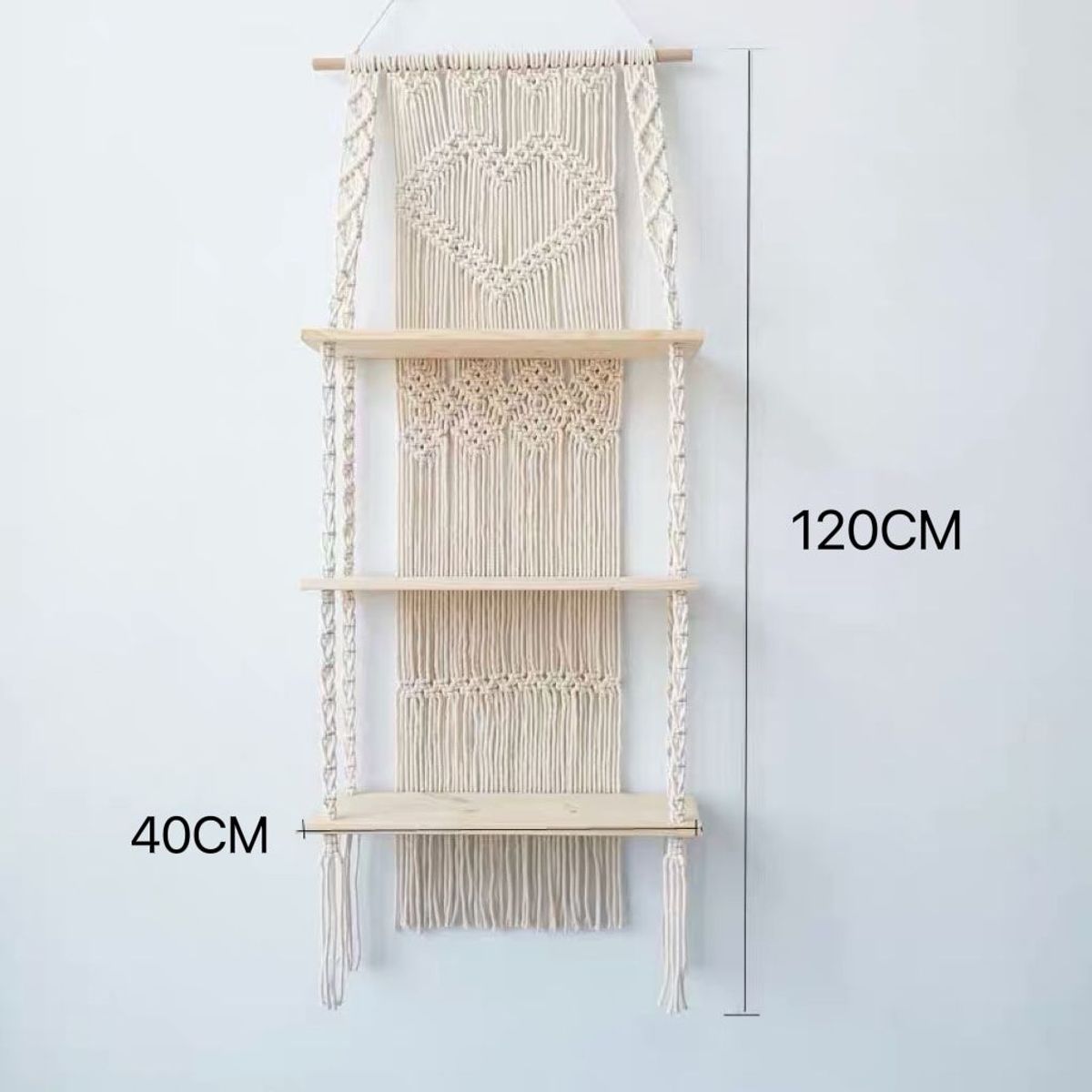 GENERICO - Estante de Macramé colgante