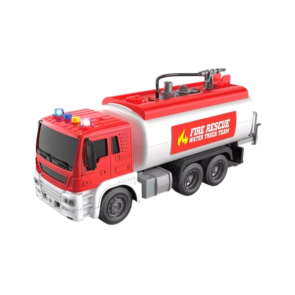 GENERICO - Camión Cisterna Bomberos Lanza Agua Con Luz y Sonido