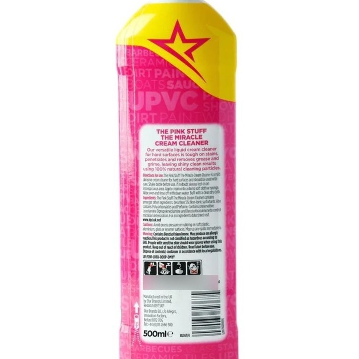 THE PINK STUFF - Limpiador Crema The Pink Stuff 500 Ml THE PINK STUFF