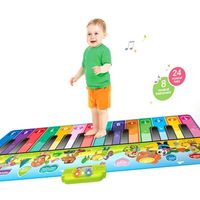 Piano Gigante 180X72 cm Teclado Para Pies Alfombra Musical