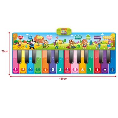 Imagen 2 del producto Piano Gigante 180X72 cm Teclado Para Pies Alfombra Musical