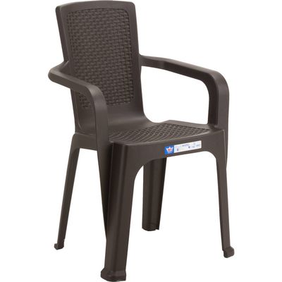 Imagen 2 del producto Silla ComedorTerrazaCamping Manu Rattan Con Apoyabrazos