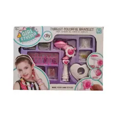 BIGBAMSPACE - Juguete para Niñas Set Pulseras con Trenzador