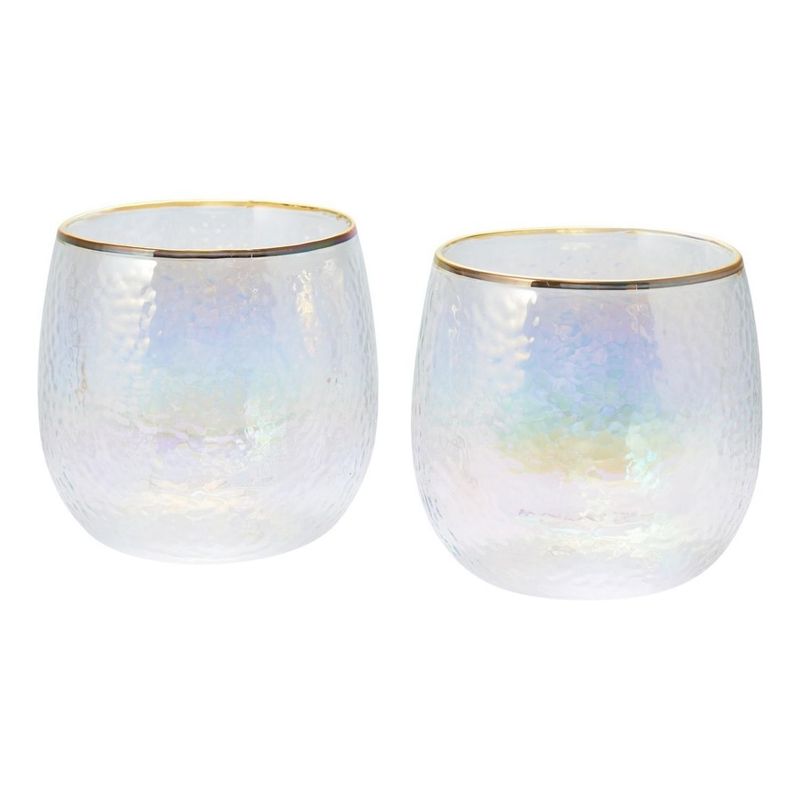 ADAGIO TEAS - Set De Vasos Doble Vidrio Iridescent 300 Ml
