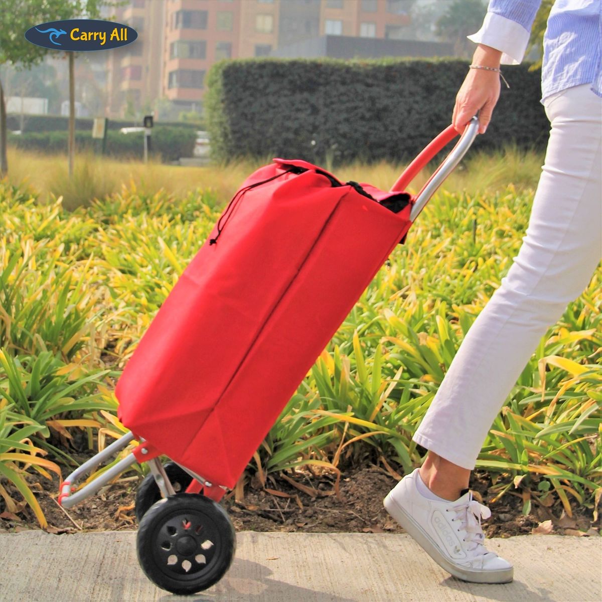 CARRY ALL - Carrito de Compras Plegable Adelaida Red Carro Feria