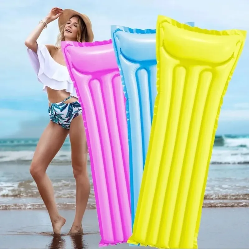 INTEX - Flotador Colchón Inflable Piscina Intex Colores