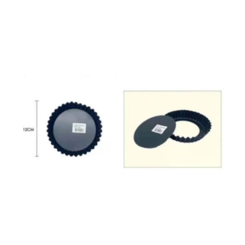 GENERICO - Moldes Tartas Moldes Tartaleta Desmontable Individual 12cm