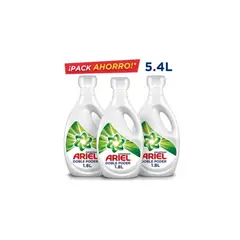 ARIEL - Pack 3 Detergente Líquido Concentrado Doble Poder 1.8l
