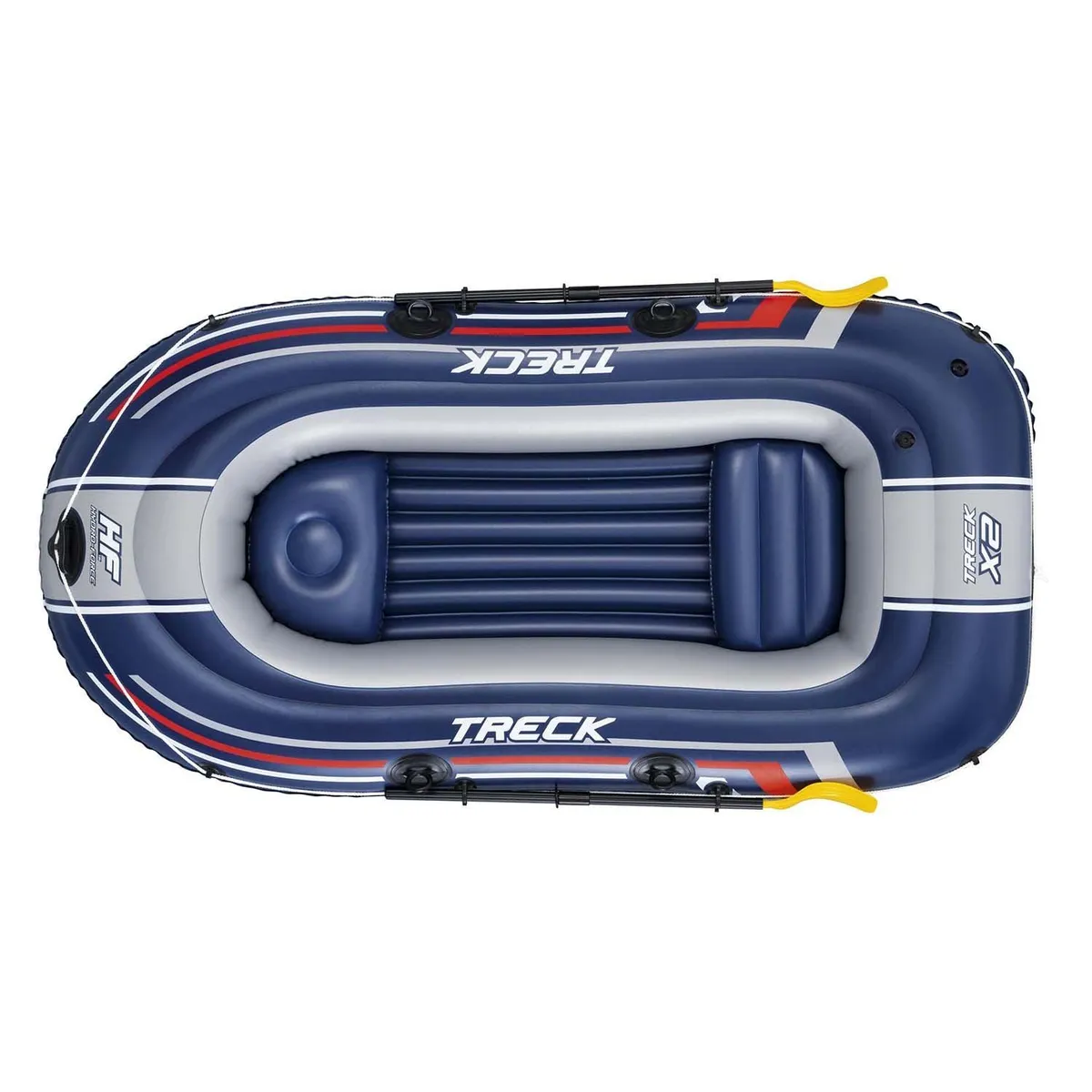 BESTWAY - Bote Inflable Con Remos E Inflador Treck X2 2.55X1.27M Bestway