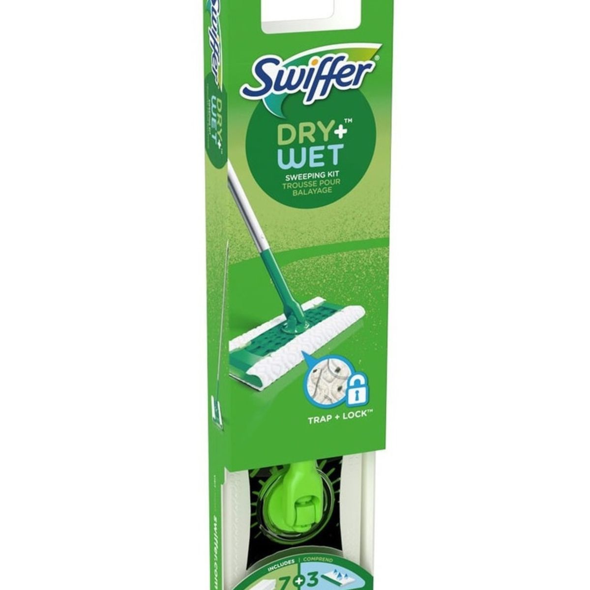 SWIFFER - Mopa + 10 Repuestos (7 Secos, 3 Humedos) Swiffer SWIFFER