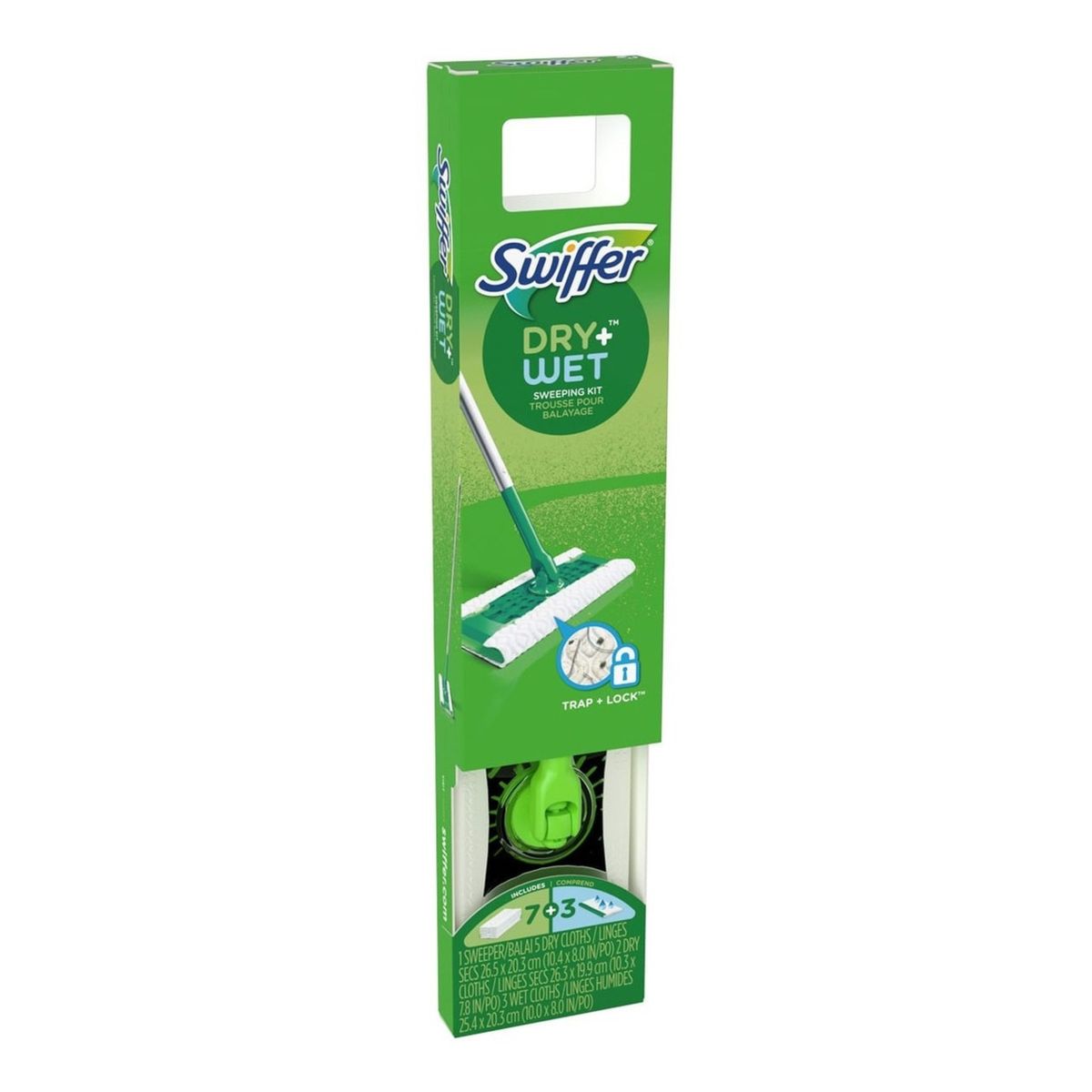 SWIFFER - Mopa + 10 Repuestos (7 Secos, 3 Humedos) Swiffer SWIFFER