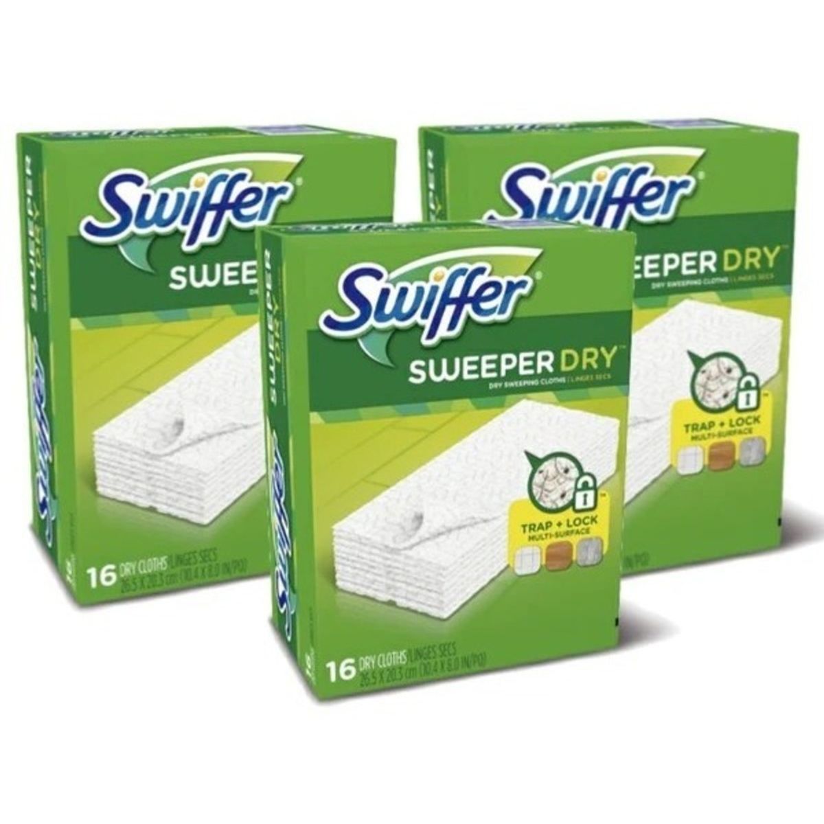 GENERICO - Repuestos Mopa Seca Swiffer 3x16 Un SWIFFER