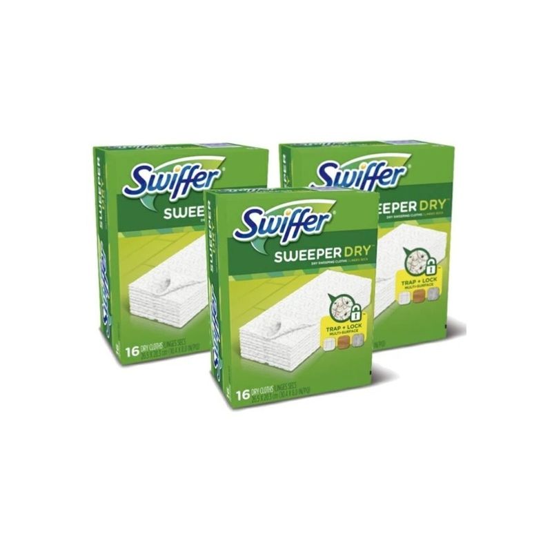 GENERICO - Repuestos Mopa Seca Swiffer 3x16 Un SWIFFER