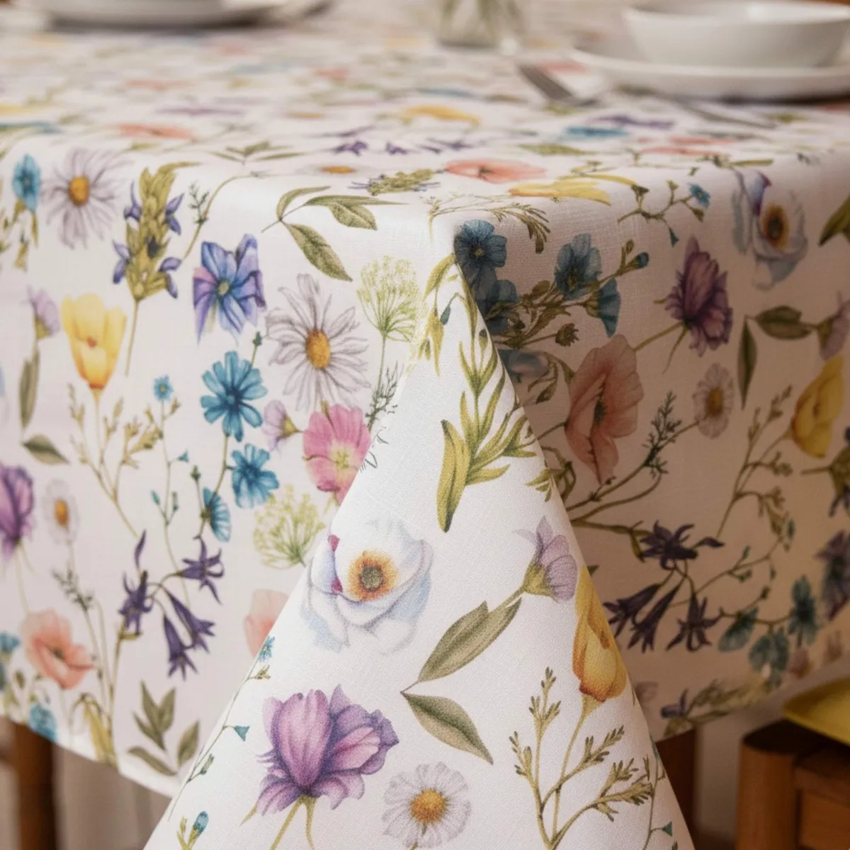 DECO EXPRESS - Mantel Antimanchas Primavera 130X180 Cm