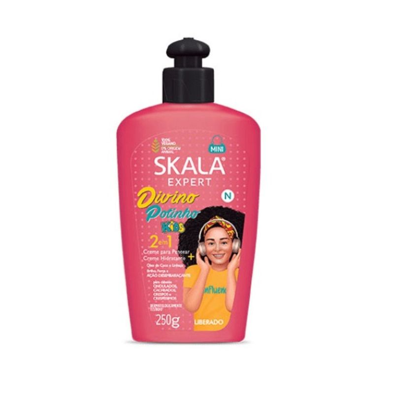 SKALA - Crema de Peinar Para Rulos Niñas Skala 2 en 1 250g