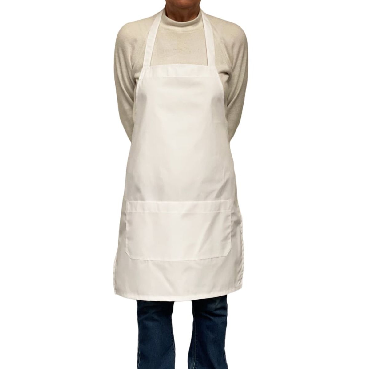 90 GRADOS - Pechera Delantal Chef Poplin Confeccion Nacional Usos Varios