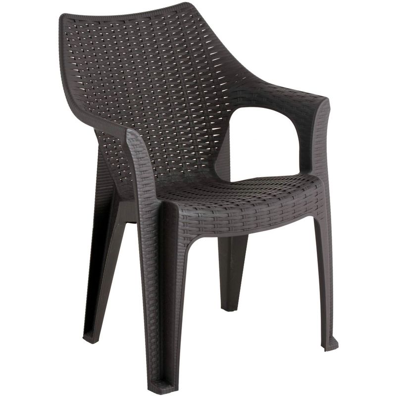 REYPLAST - Sillon ComedorTerrazaCamping Aruba Con Apoyabrazos