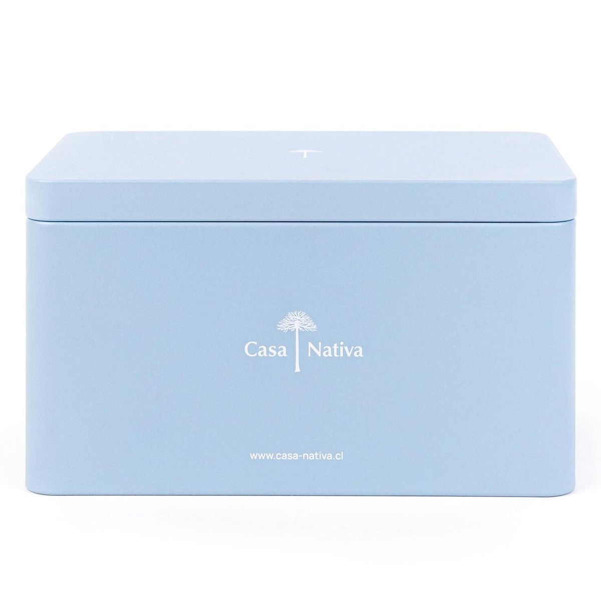 CASA NATIVA - Caja Aluminio Celeste Crema
