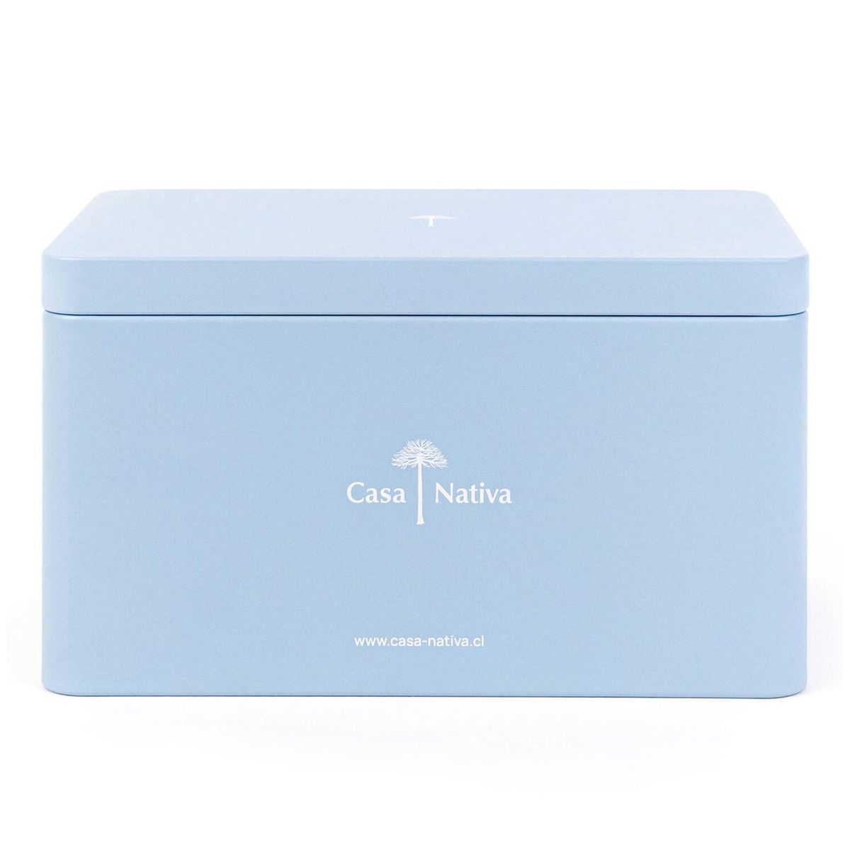 CASA NATIVA - Caja Aluminio Celeste Crema